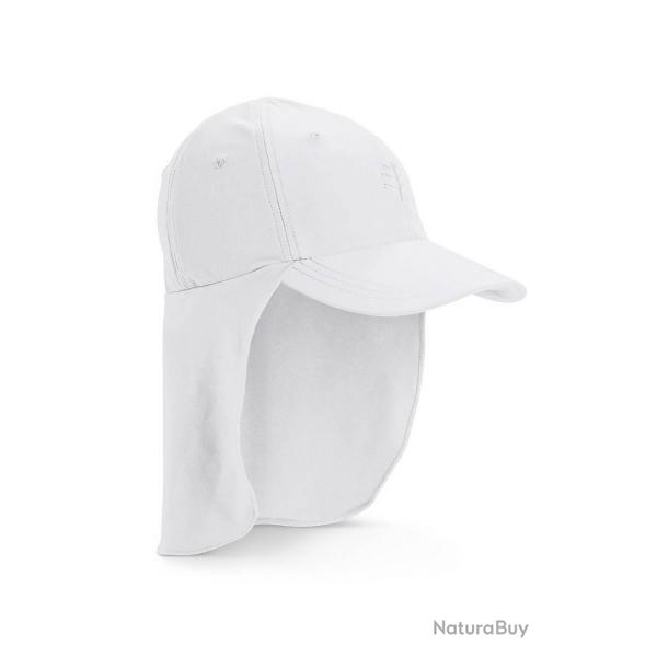 Casquette de soleil anti-UV pour enfants Blanc, Coolibar Blanc S/M (55CM)