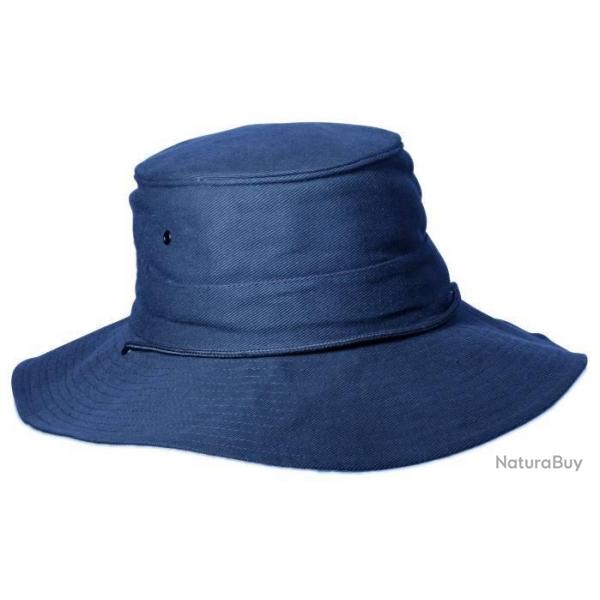 Chapeau de soleil anti-UV pour hommes Bleu , Rigon Bleu 61CM