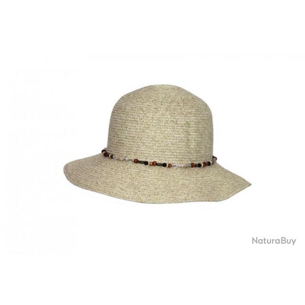 Chapeau de soleil anti-UV pour femmes Beige, Rigon Beige M/L (57CM)