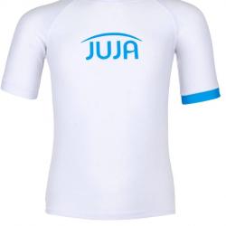 T-shirt anti-UV pour enfants - manches courtes Solid Blanc, JUJA Blanc 158-164cm