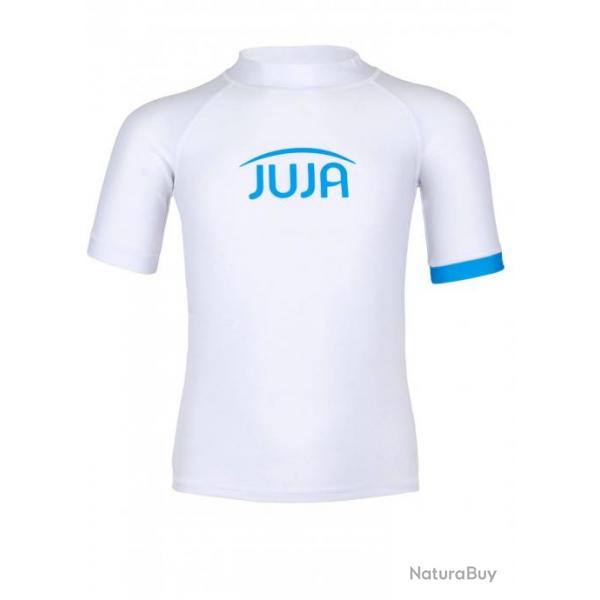 T-shirt anti-UV pour enfants - manches courtes Solid Blanc, JUJA Blanc 158-164cm