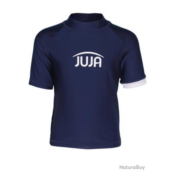 T-shirt anti-UV pour enfants - manches courtes Solid Bleu fonc, JUJA Bleu 170-176cm