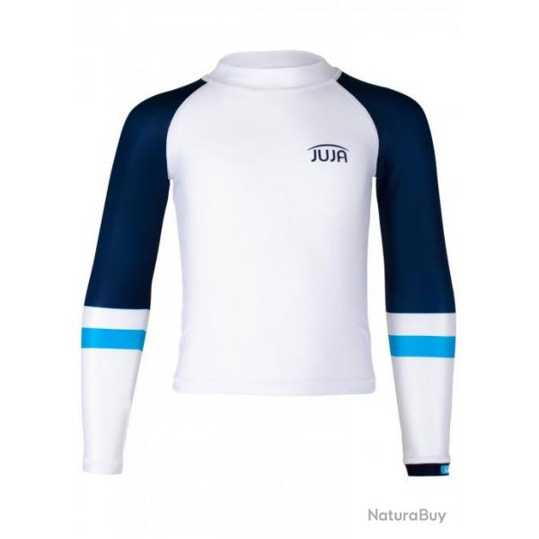 T-shirt anti-UV pour garon - manches longues Colorblock Blanc, JUJA Blanc 134-140cm
