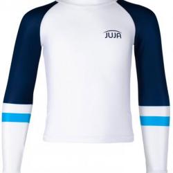 T-shirt anti-UV pour garçon - manches longues Colorblock Blanc, JUJA Blanc 110-116cm
