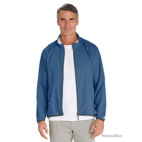 Veste Packable Sunblock pour homme Arcadia Marine Bleu