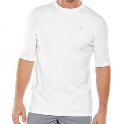 T shirt anti UV Sport pour homme Performance Agilité Blanc Blanc
