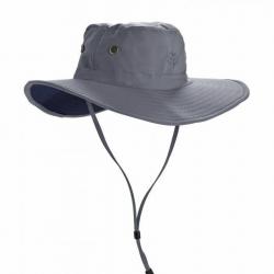 Chapeau de soleil anti-UV pour homme - Gris Gris S/M