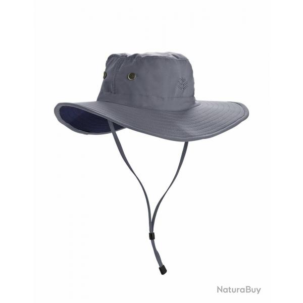 Chapeau de soleil anti-UV pour homme - Gris XXL Gris