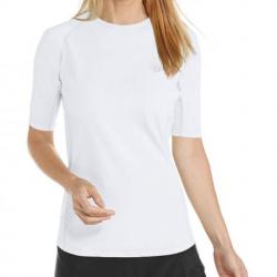 T shirt de bain femme anti UV Hightide Blanc Blanc