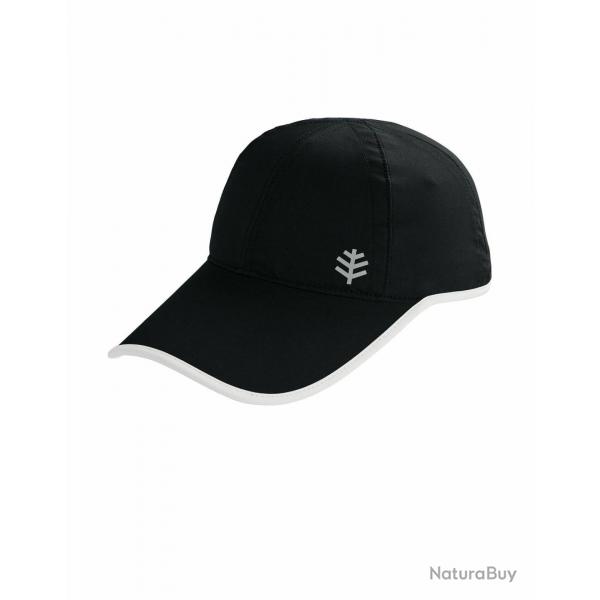Casquette sport anti UV pour enfant - Lenny - Noir / Blanc Noir S/M
