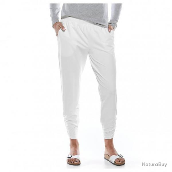 Pantalon de plage anti UV pour femme Blanc Blanc