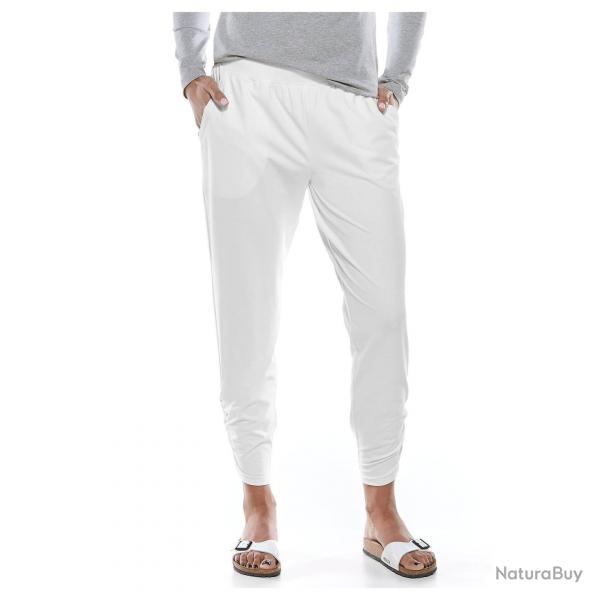 Pantalon de plage anti UV pour femme Blanc Blanc