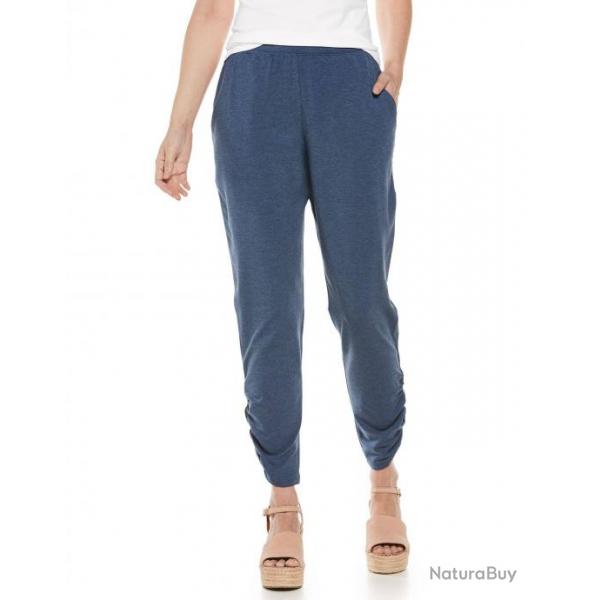 pantalon Casual anti UV pour femme Caf Ruche Denim Blue Bleu