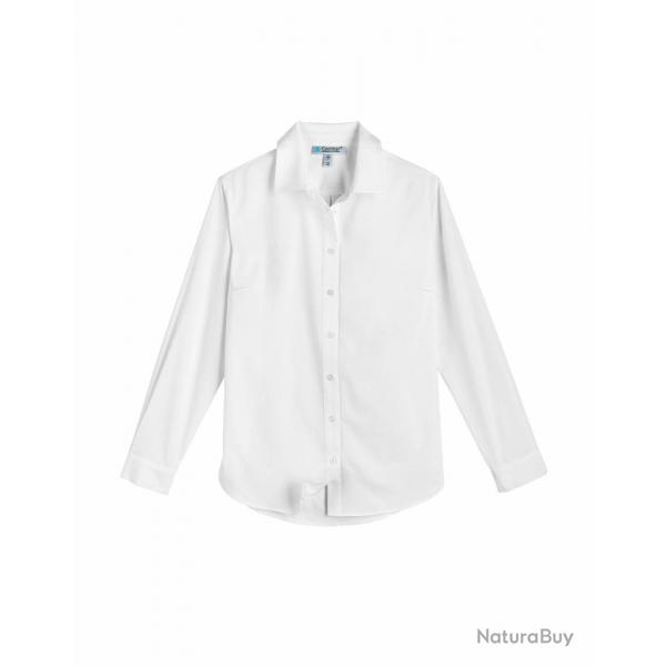 Chemisier anti UV pour femme - Rhodes Chemisier - Blanc XXL Blanc