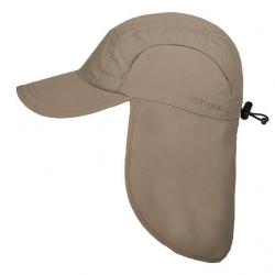Casquette anti-UV pour homme avec protection du cou - Malcolm - Beige Beige L/XL
