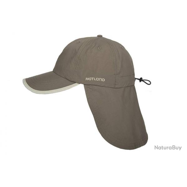 Casquette anti-UV avec protection du cou pour homme - Anti-Moustique Pierre - Vert olive Vert S/M