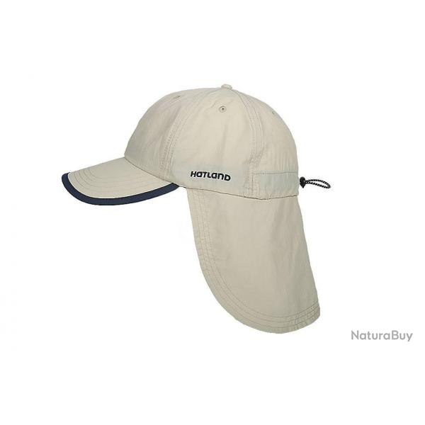 Casquette anti-UV avec protection du cou pour homme - Anti-Moustique Pierre - Beige Beige S/M