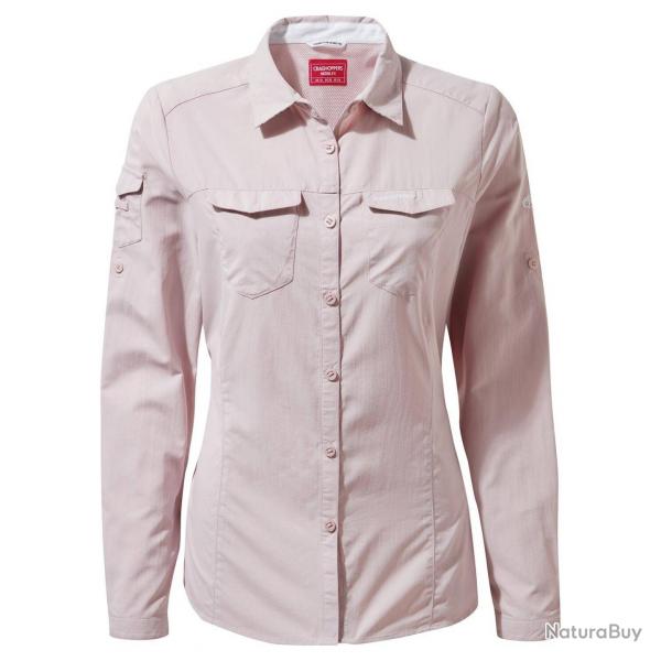 Chemise anti UV pour femme Manches longues Adventure II Lilas Bross Violet
