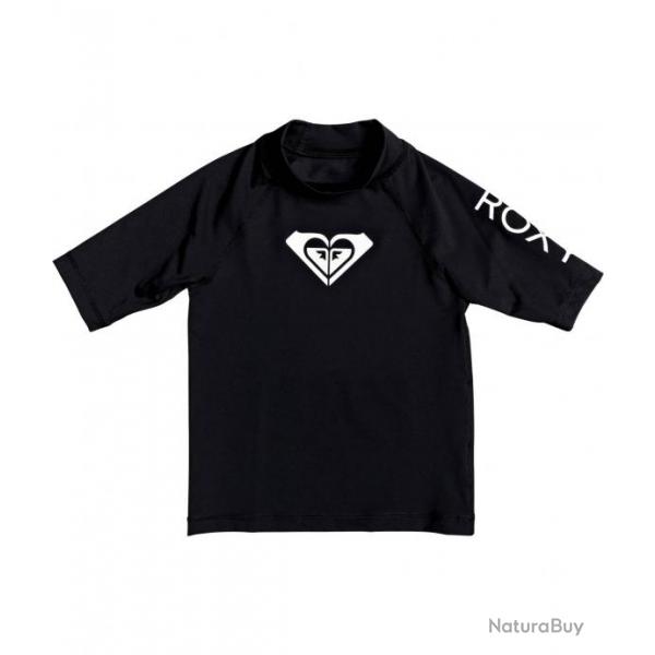T-shirt de bain anti-UV pour fille - Whole Hearted - Anthracite Gris 98 cm