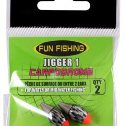 Flotteurs Jigger 1 Fun Fishing 0,30 Gr par 2