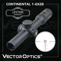 Vector Optics Continental 1-6x28 HD FFP  PAIEMENT EN PLUSIEURS FOIS LIVRAISON GRATUITE !
