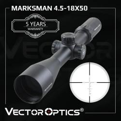 Vector Optics Marksman 4.5-18x50 PAIEMENT EN PLUSIEURS FOIS LIVRAISON GRATUITE !