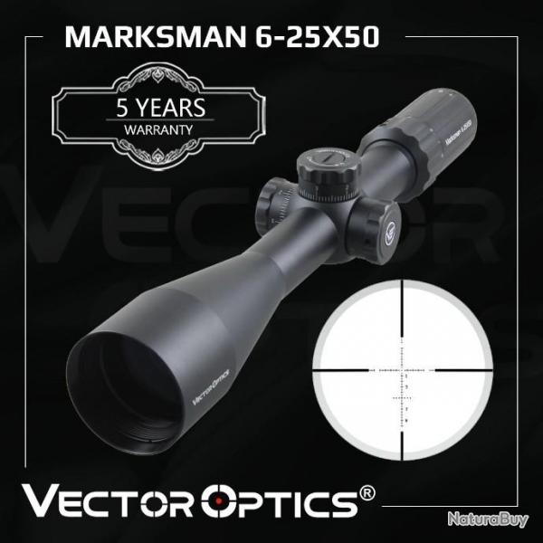 Vector Optics Marksman 6-25x50  PAIEMENT EN PLUSIEURS FOIS LIVRAISON GRATUITE !