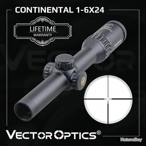 Vector Optics Continental 1-6x24 PAIEMENT EN PLUSIEURS FOIS LIVRAISON GRATUITE !