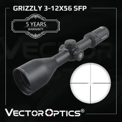 Vector Optics Grizzly 3-12x56 PAIEMENT EN PLUSIEURS FOIS LIVRAISON GRATUITE !