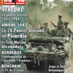39-45 Magazine 198 jeep et dodge britannique en birmanie , 26 panzer division  en picardie ,