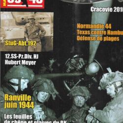 39-45 Magazine 280 12 ss pz-div hj hubert meyer, ranville juin 1944 , soe, obstacles anti-débarqueme
