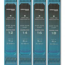 Bas de ligne Plate 6 Wide Gape Carp Drennan 12