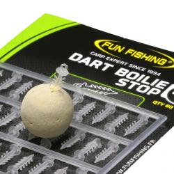 Dart Boilie Stop Clear Transparent 2 plaques