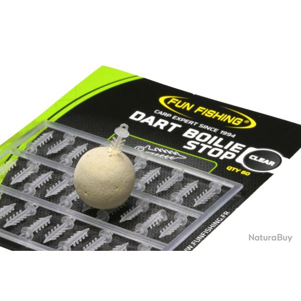 Dart Boilie Stop Clear Transparent 2 plaques