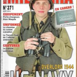 Militaria magazine 371 épuisé éditeur porte chargeurs sten maquis, casque australien mark 2,