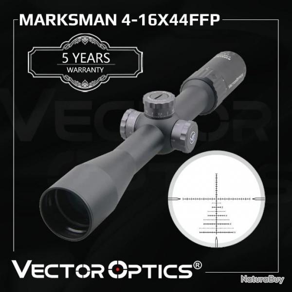 Vector Optics Marksman 4-16x44 FFP  PAIEMENT EN PLUSIEURS FOIS LIVRAISON GRATUITE !