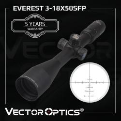 Vector Optics Gen II Everest 3-18x50  PAIEMENT EN PLUSIEURS FOIS LIVRAISON GRATUITE !
