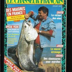 le chasseur français juillet 1987 , chasse , pêche , maison, santé, nature, jardinage , élevage