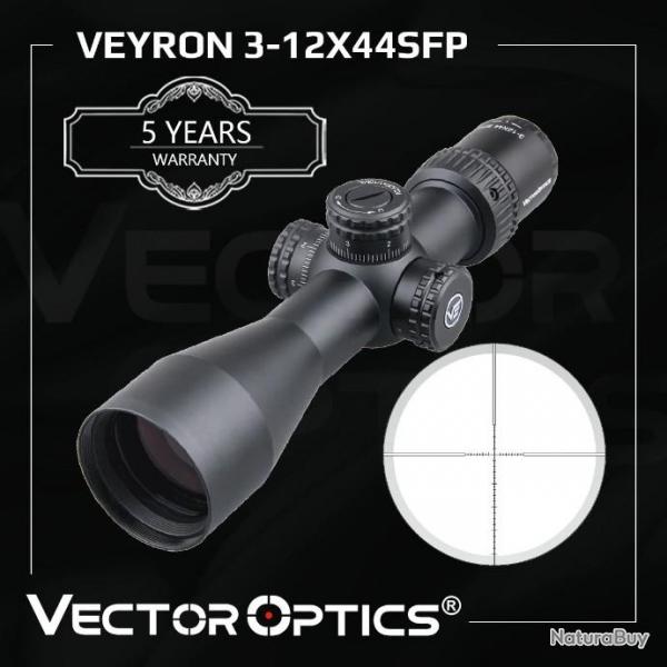 Vector Optics Veyron SFP 3-12x44   PAIEMENT EN PLUSIEURS FOIS LIVRAISON GRATUITE !