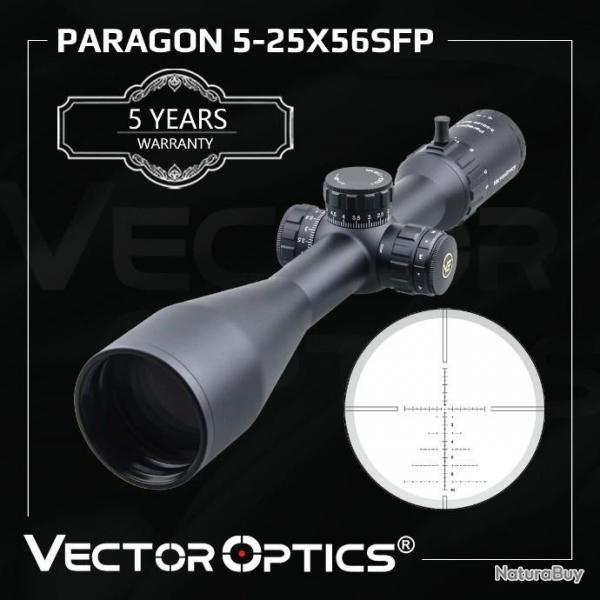 Vector Optics Gen2 Paragon 5-25x56 PAIEMENT EN PLUSIEURS FOIS LIVRAISON GRATUITE !
