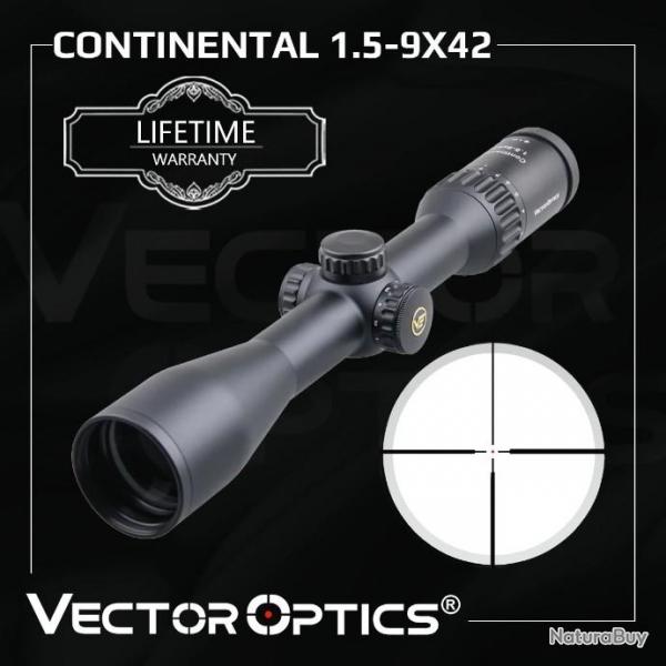 Vector Optics Continental 1.5-9x42   PAIEMENT EN PLUSIEURS FOIS LIVRAISON GRATUITE !