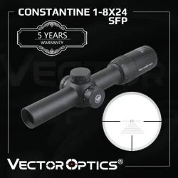 Vector Optics Constantine 1-8x24SFP  PAIEMENT EN PLUSIEURS FOIS LIVRAISON GRATUITE !