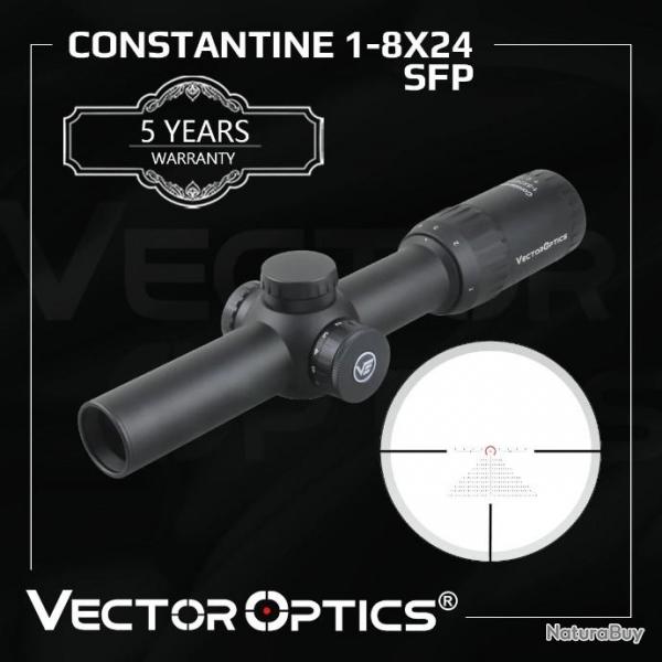 Vector Optics Constantine 1-8x24SFP  PAIEMENT EN PLUSIEURS FOIS LIVRAISON GRATUITE !