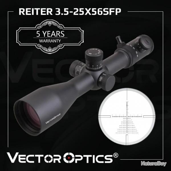 Vector Optics Reiter 3.5-25x56   PAIEMENT EN PLUSIEURS FOIS LIVRAISON GRATUITE !