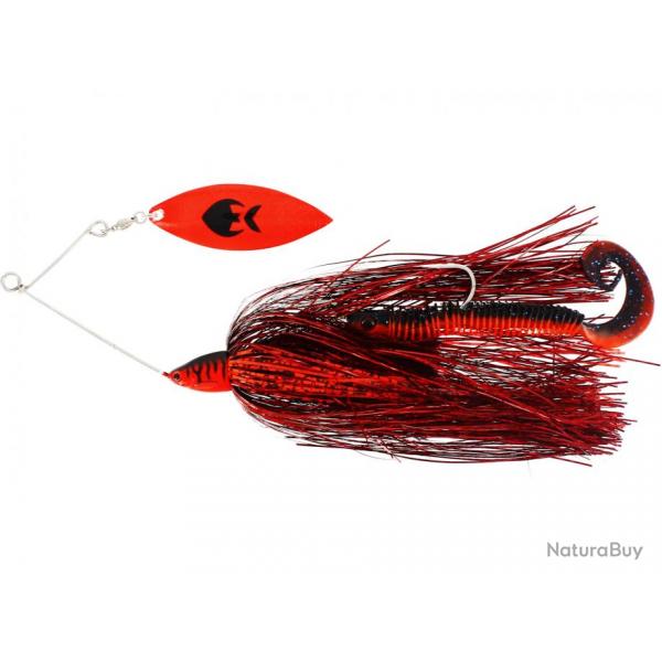 Spinnerbait monstervibe willow 65gr Westin Flash Red