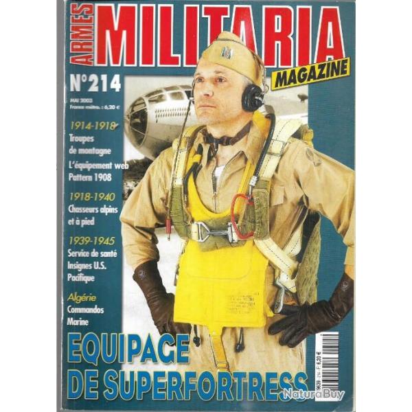 Militaria magazine 214 commandos marine algrie, chasseurs alpins et  pied 18-40, pattern 1908