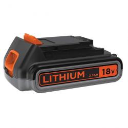 Batterie 18 V 2.5 Ah Lithium-ion BL2518 Black and Decker
