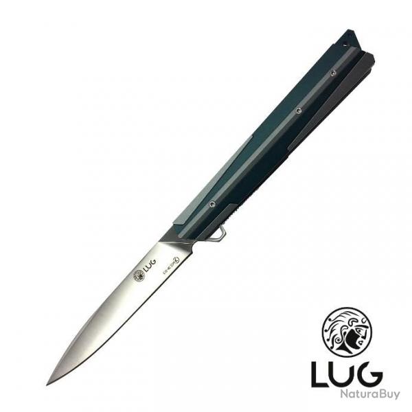 Couteau Concept K manche 13cm gris / vert lame brosse