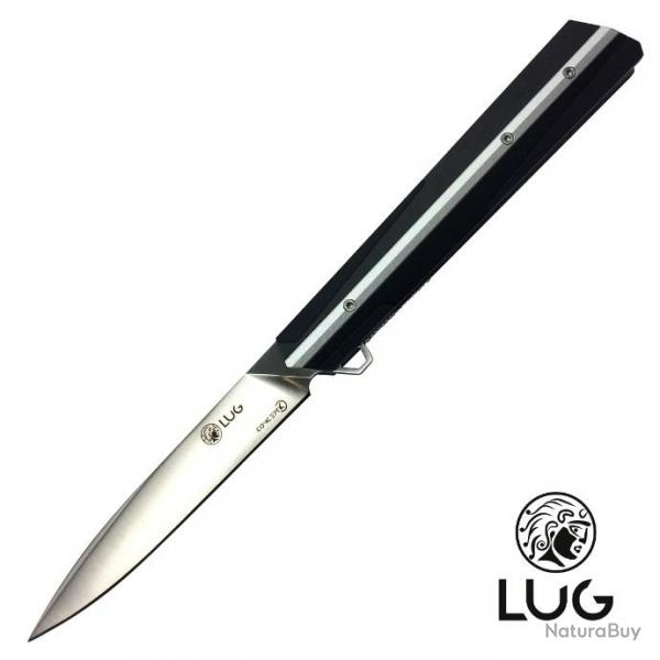 Couteau Concept K manche 13cm noir / gris lame brosse