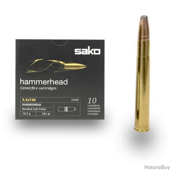 Balles Sako 9.3x74R Hammerhead 286 grs - 18.5 g